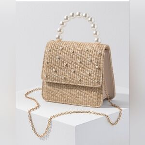 Shiraleah Aphrodite Clutch Mini Bag Purse With Gold Detachable Chain